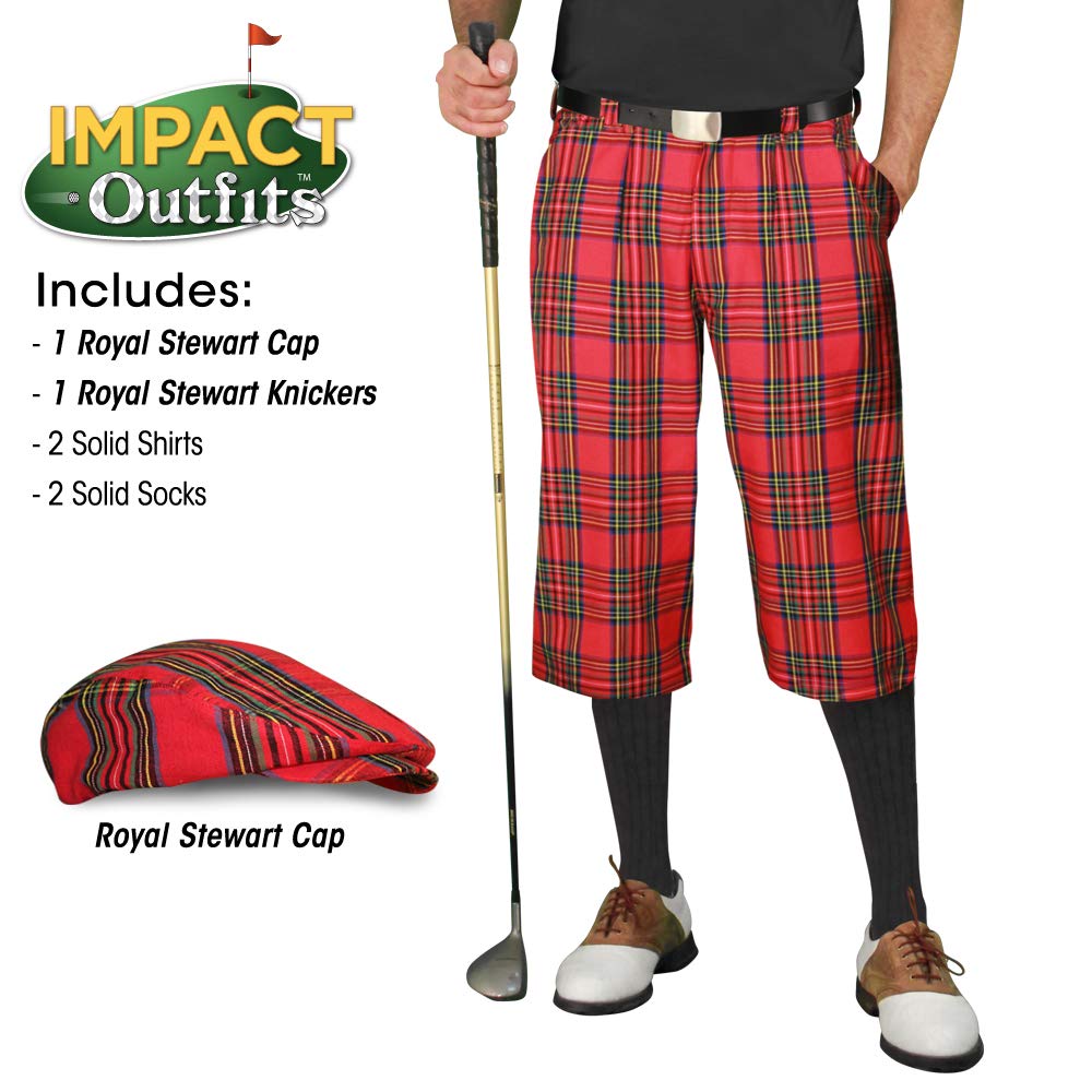 Golf Knickers Stroje golfowe Impact Plaid - męskie - Royal Stewart