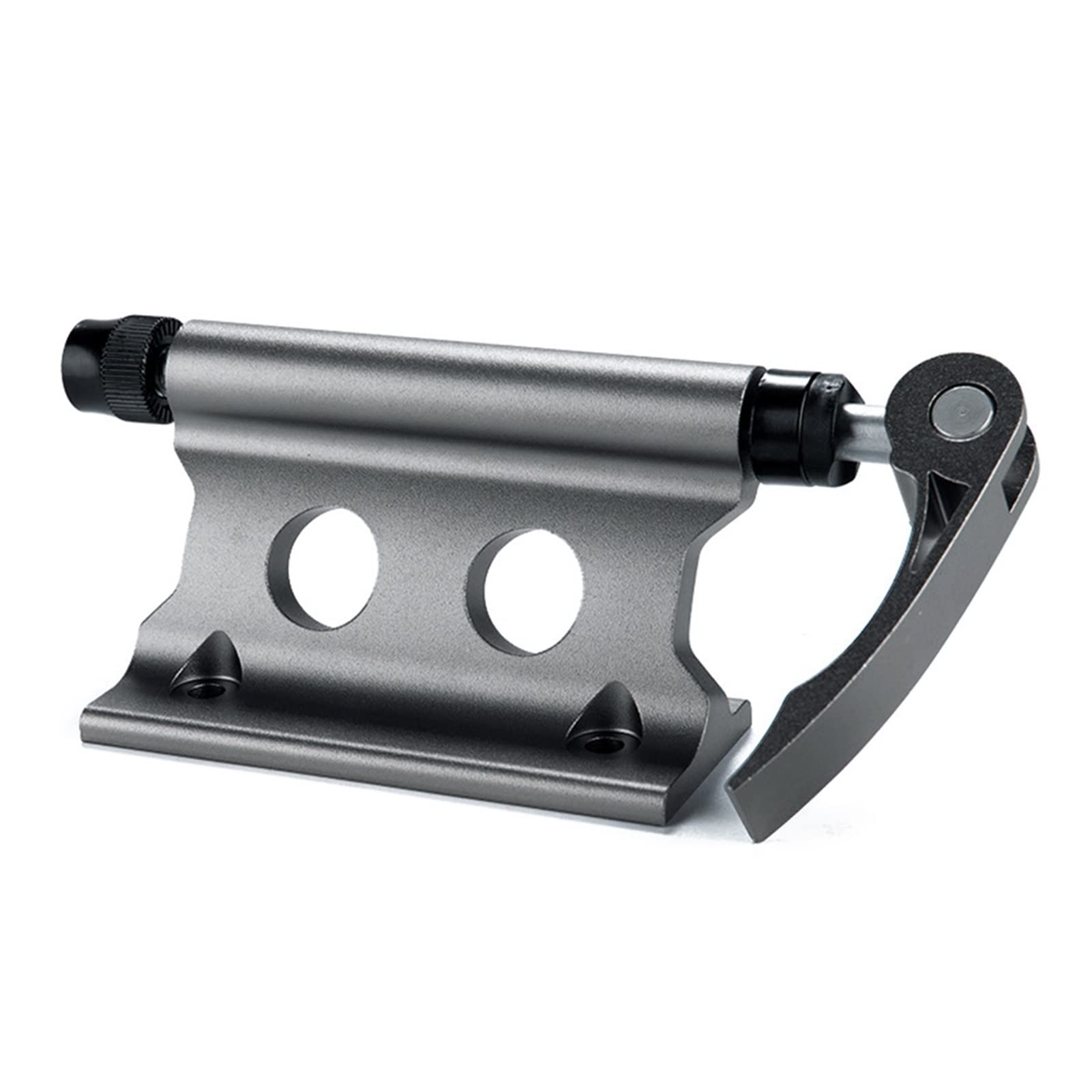 Dachgepäckträger Relingträger Fahrradträger Auto Dach Fahrrad Vorderradgabel Befestigungsclip Unterstützung Installation Halter Schloss LKW Radfahren Halterung (Farbe : Dark Grey)
