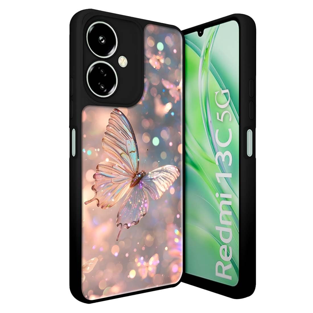 Fashionury Luxe Mobile Back Cover for ‎Redmi 13C 5G (Rubber and Plastic_Multicolor) (B0D86DVRTB) Amazon Price History, Amazon Price Tracker