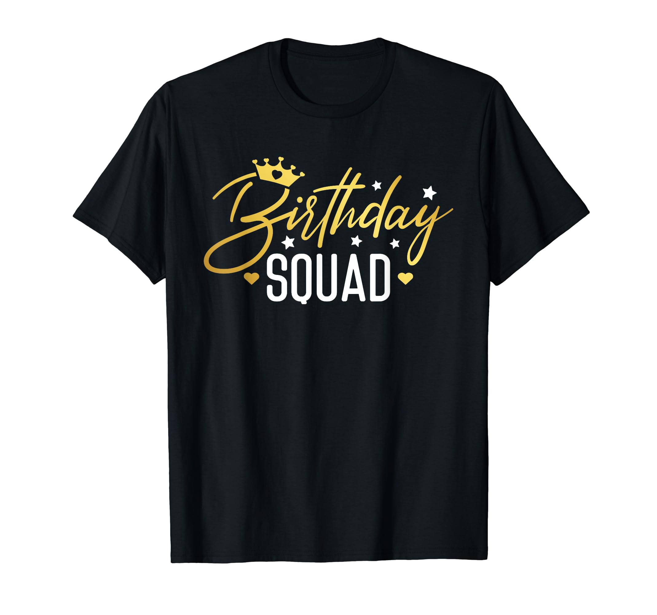Funny Birthday Squad Party giftBirthday Squad Funny Birthday Party Team Men Women Kids Crew T-ShirtOEKO-TEX STANDARD 100