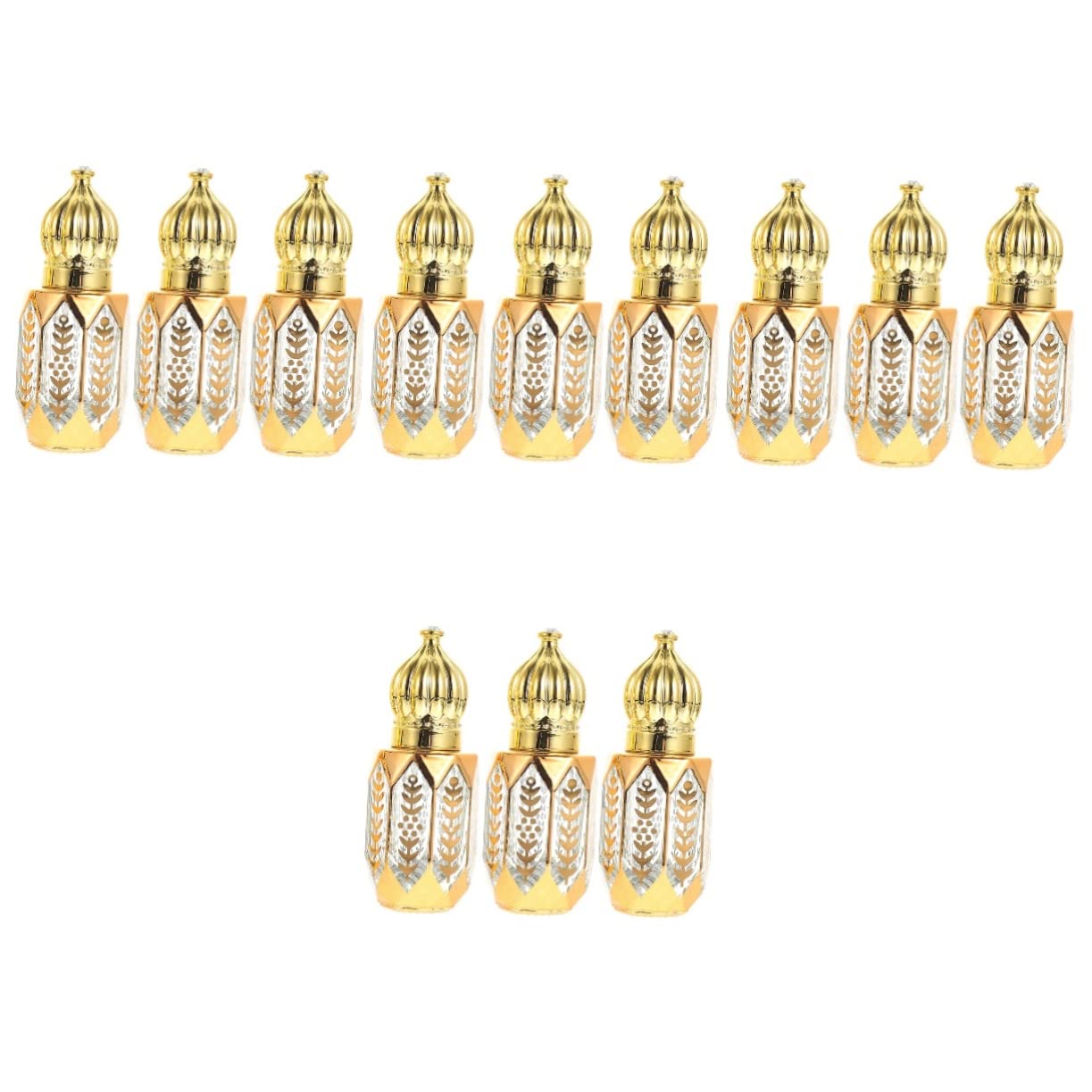 Mikinona 4 Sets Rollerflaschen Für Öle Glasflaschen Parfüm Auslaufsicheres Reiseset 3 Stück * 4