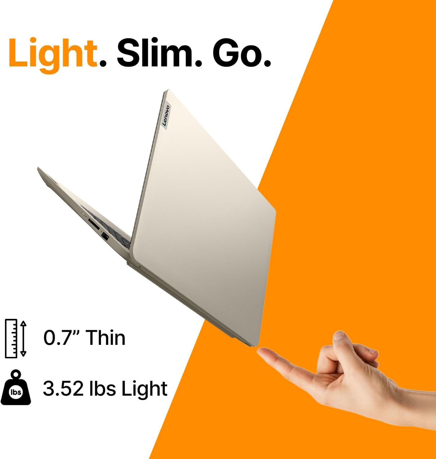 Lenovo IdeaPad Slim 3i 15.6" FHD Laptop • Microsoft Office 365 • 1.1TB Storage • LPDDR5 • Intel 4 Cores • 128GB SSD and 1TB Cloud • WiFi 6 • Military-Grade • Windows 11 no Mouse • Essential Laptop