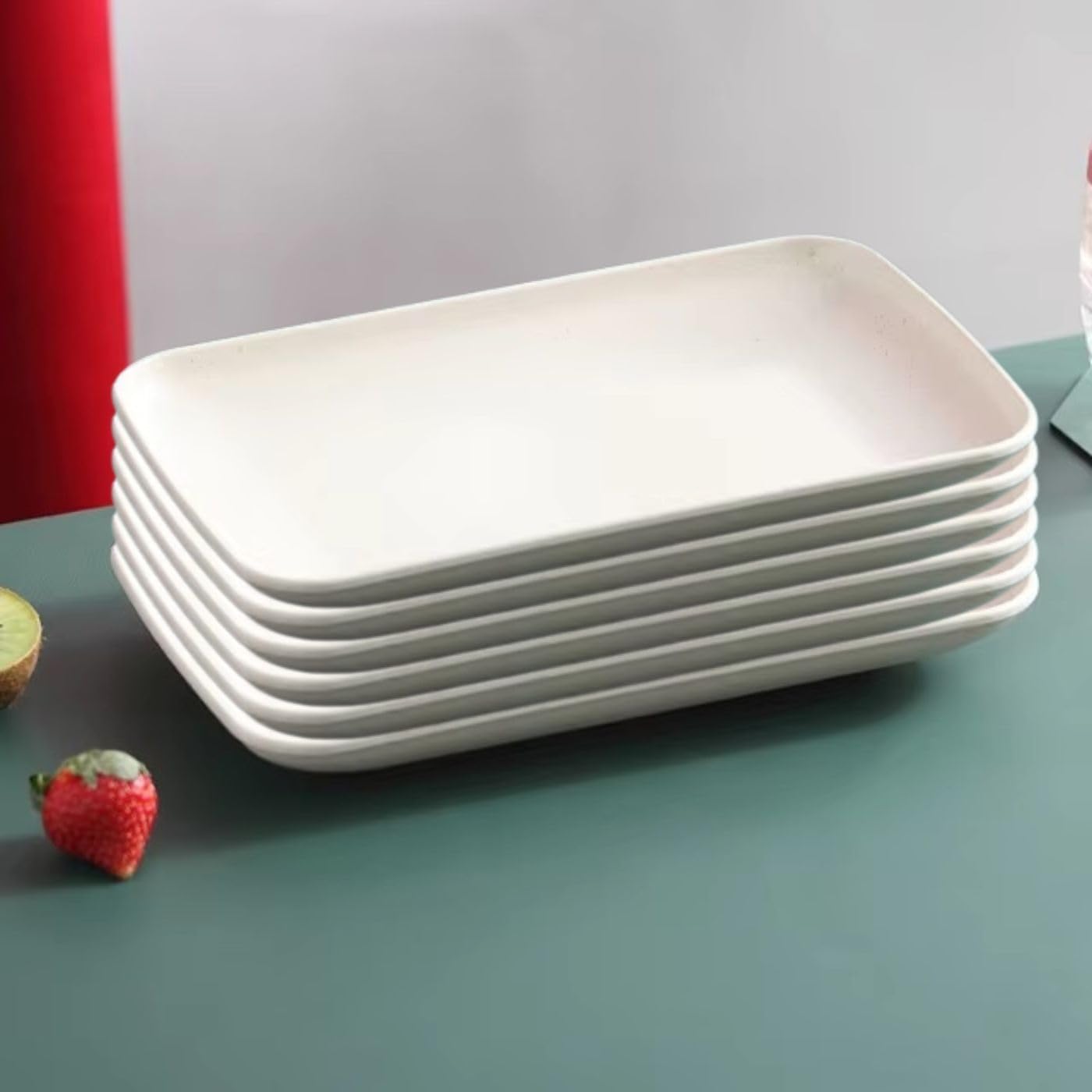 Vortipu 21CM Multifunctional Serving Dishes – BPA-Free, Non-Toxic | Ideal for Noodles, Breakfast, Everyday Dining, Gatherings & Picnics (Being, Pack of 6)-image-2
