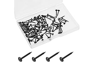 100 Pieces Black Upholstery Tacks for Wall Decor