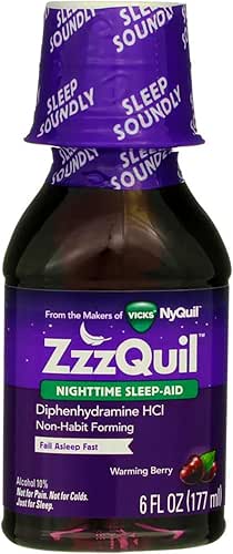 ZzzQuil Nighttime Sleep Aid - Liquid - 6 oz, Pack
