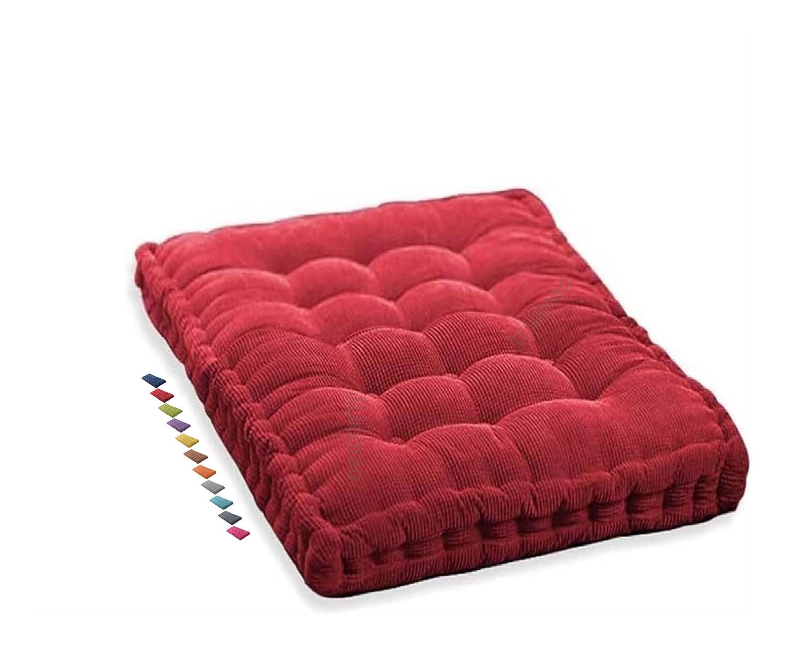 1 Seater 2 Seater Porch Swing Cushion Bench Cushion Outdoor Indoor 120cm 150cm 3 Seater 100cm 140cm 240cm Garden Cushions 50x50 Reversible Chair Pad 40x40 Cushion for Office Chair Garden Bench(Red 1N