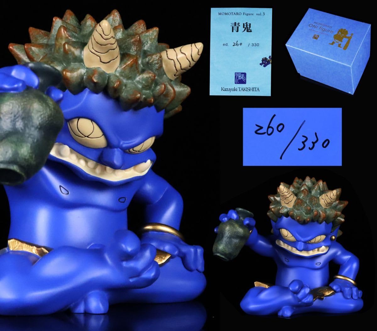 Amazon.co.jp: 保存品 人気作者 瀧下和之「青鬼」限定330260 MOMOTARO 