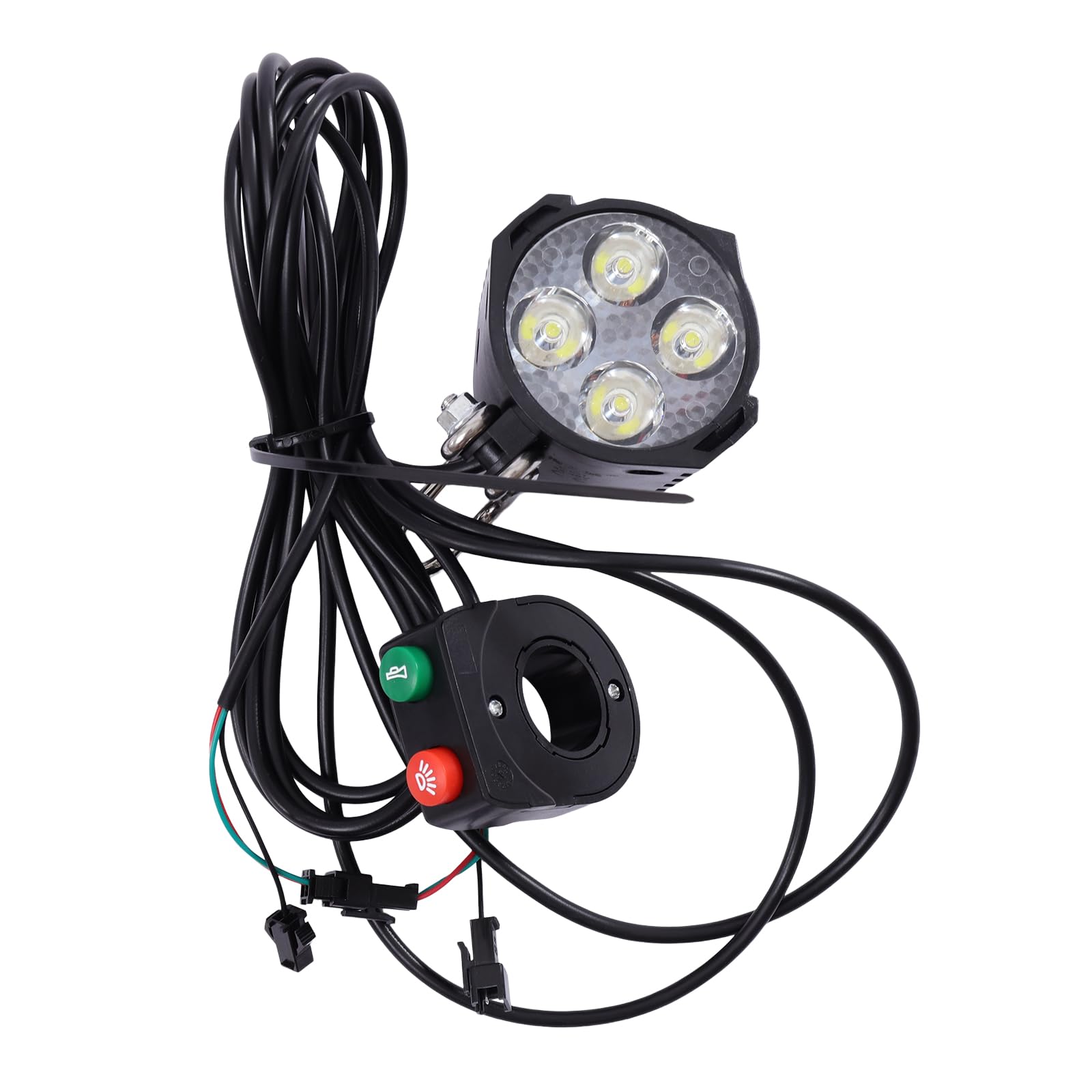 Zestaw do konwersji rowerów elektrycznych z silnikiem przednim 36 V, 500 W, 20", 20", czarny, z wyświetlaczem LCD, wbudowanym kontrolerem, PAS Ebike zestaw do konwersji roweru elektrycznego
