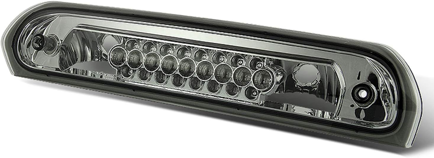 AKKON - Fits 2002-2006 Dodge Ram 1500 2003-2006 Ram 2500/3500 Dark Red Tail Lights w/Circuit Board Pair + LED 3Rd Brake Lamp