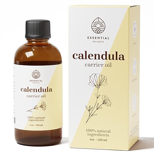 Aceite de caléndula  Aceite portador de primera calidad  Nutritivo para la piel, la cara, el cuerpo, la revitalización del cabello  Hidratante,