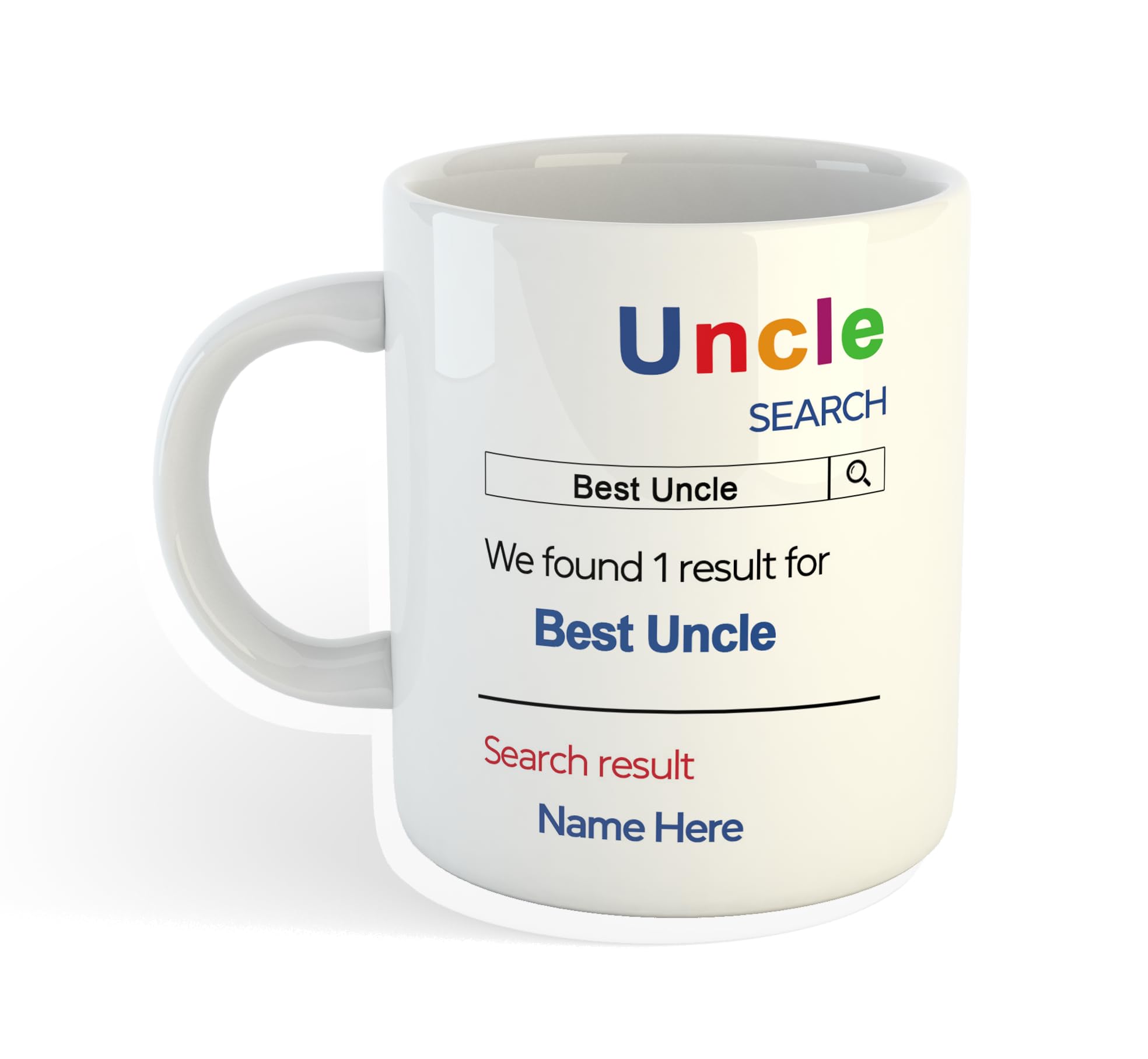 Best Uncle Personalized Ceramic Coffee Mug - Best Birthday, Anniversary Gift for Uncle