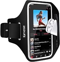 Vista 1 de Soporte de teléfono para correr, banda para correr para iPhone y Samsung Galaxy, soporte para brazalete de teléfono celular para caminar, gimnasio