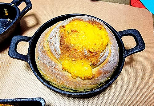 HAWOK Cast Iron Mini Serving Bowl Dia 4.7 inch with Bamboo Tray set of 6 - Thumbnail 7