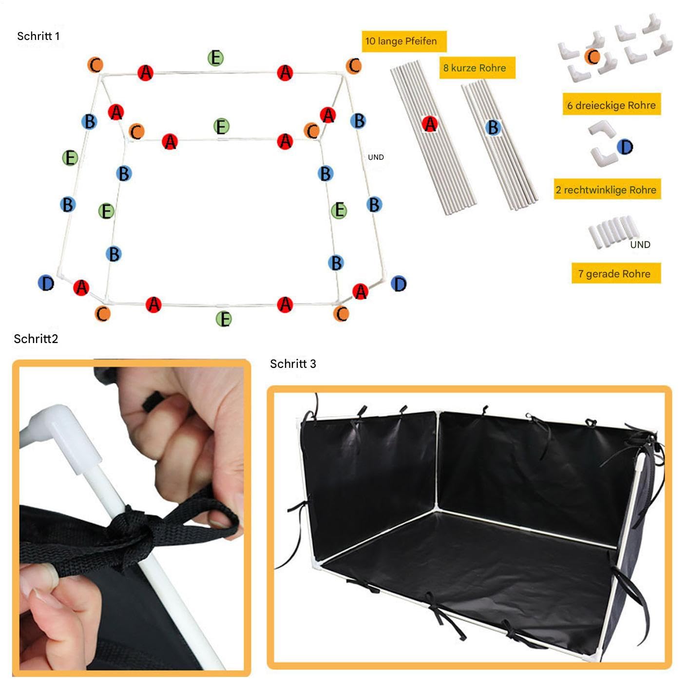 Hundetöpfchen-Trainingstablett – 89 x 73 x 44 cm großer -Toilettenzaun für den Außenbereich, Katzentoilettenhalter mit hohen Barrieren, Abnehmbarer, waschbarer Pinkel-Pad- | Tragb