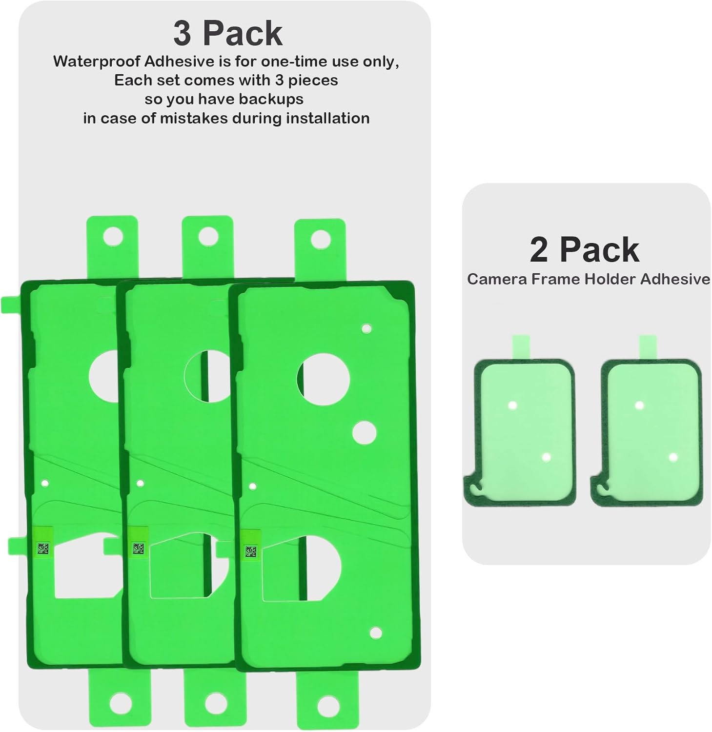 Back Cover Adhesive Tape Compatible with Samsung Galaxy Note 20 Ultra Rear Battery Door Housing Replacement Sticker Strips SM-N985, SM-N986 U/U1 (3 Pack)