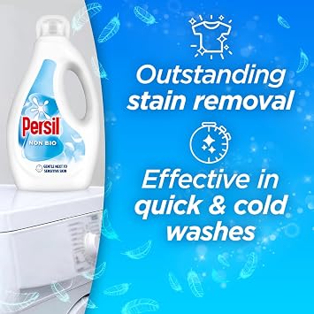 Persil Non Bio Laundry Washing Liquid Detergent 35 washes (945 ml)