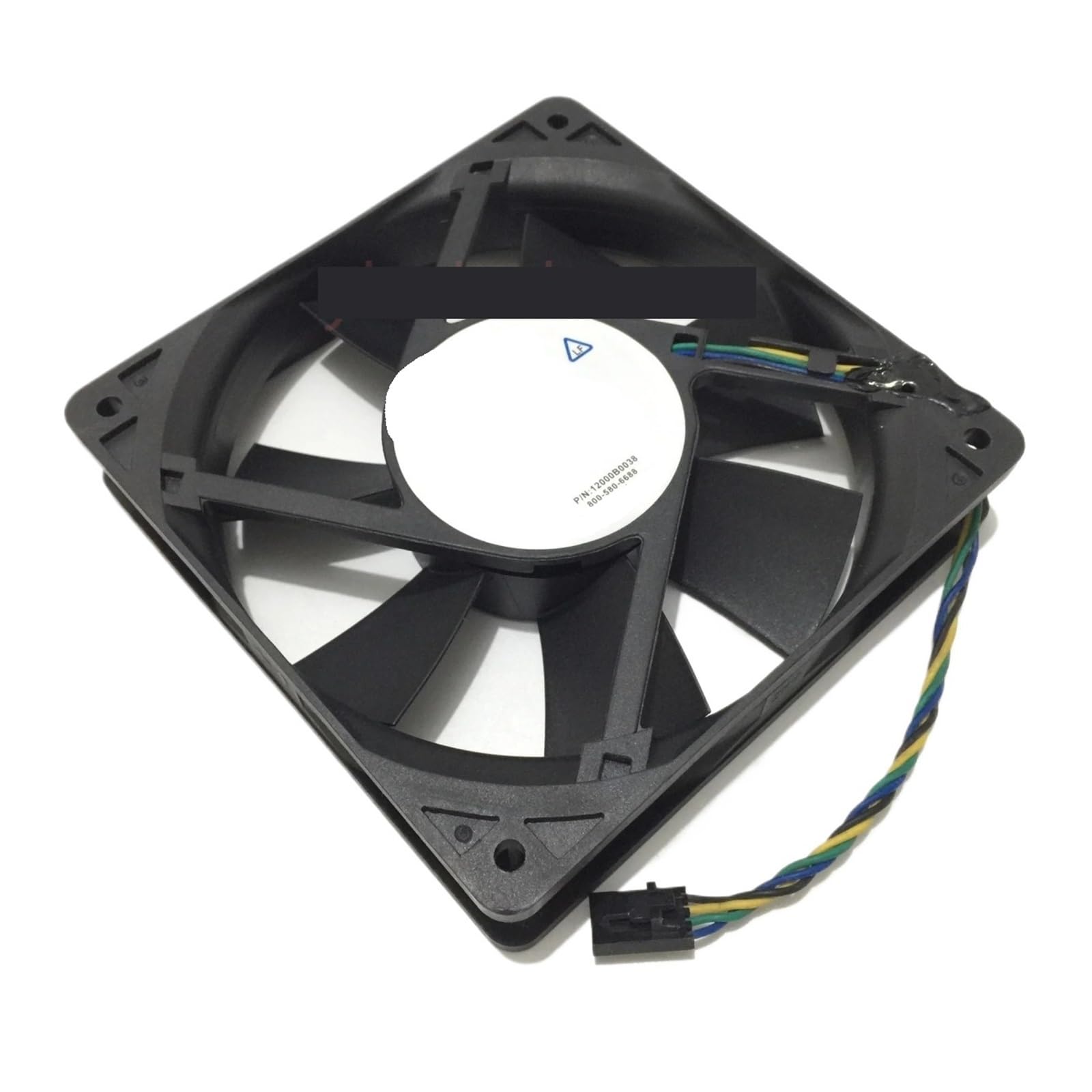 TPKMVGAP 1225-12 HBAPW12000B0038 DC 12V 1.84A 120x120x25mm 4-Wire Server Square Fan