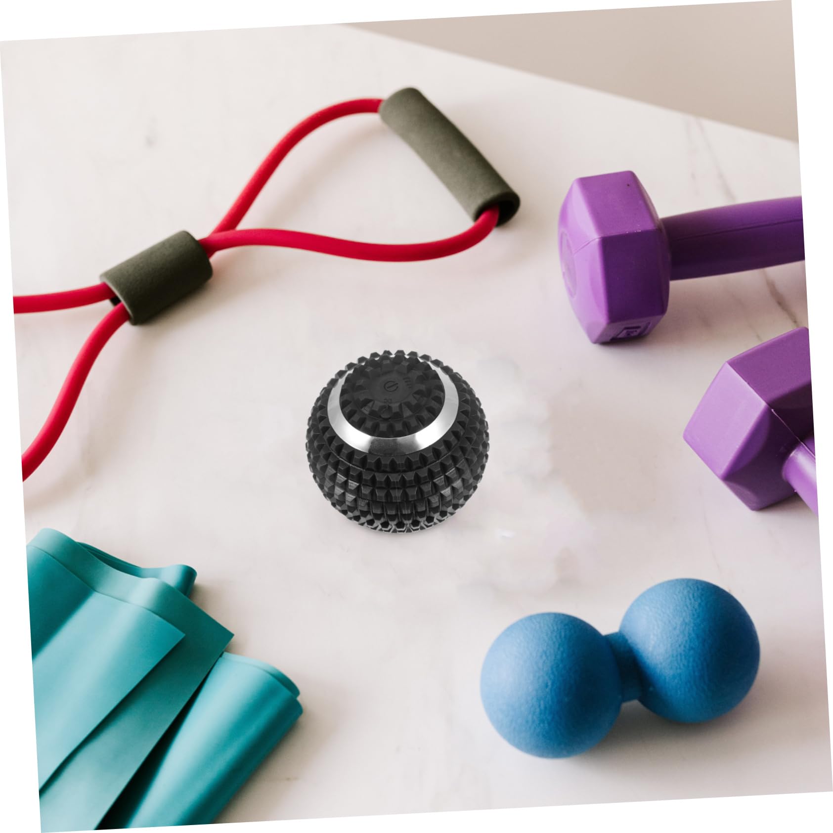 Bola de Masaje Eléctrica para Pies Negro Abs, Alivio Plantar