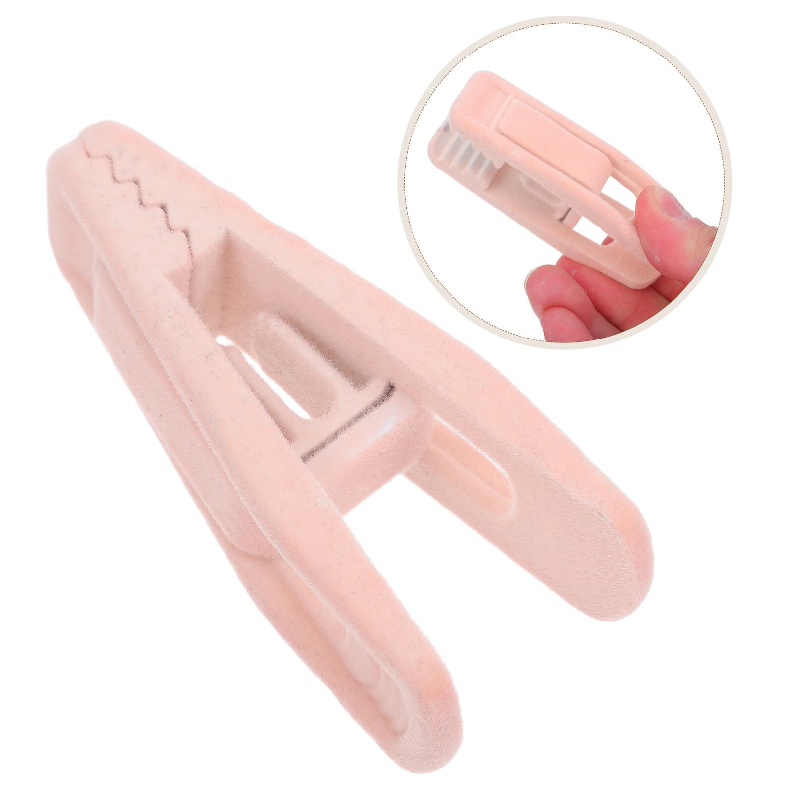 Pinzas de Terciopelo para Ropa 50 Piezas de Plástico Rosa | Perchas y Tendederos, Uso Interior y Exterior, Construcción Ligera y Resistente