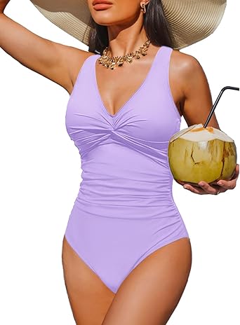 Photo 1 of Holipick Women Tummy Control One Piece Swimsuit - Push Up Bathing Suit Full Coverage Slimming Swimwear
size m