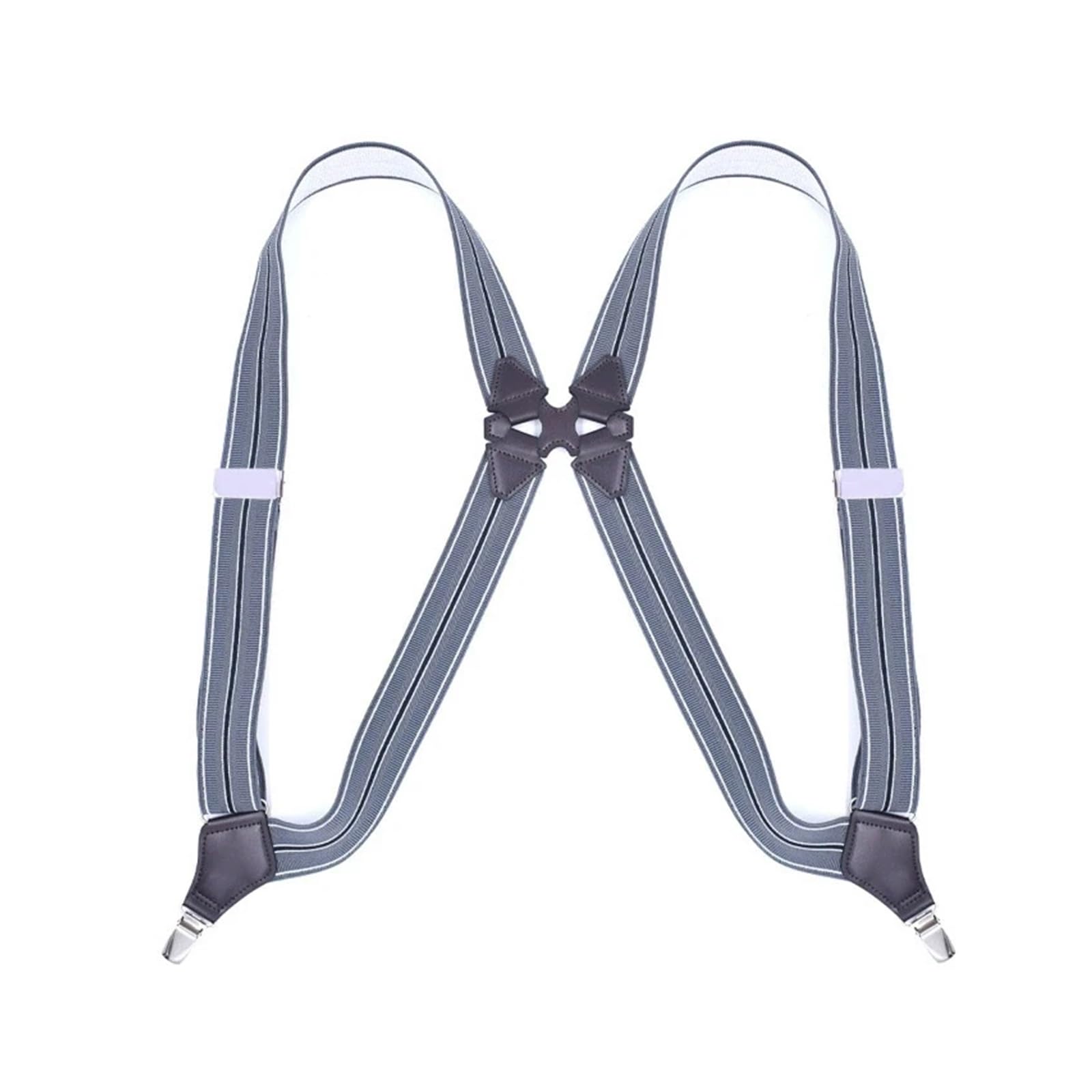 Bretelle Uomo Bretelle Da Uomo Larghe 3,5 Cm, Elastiche, Regolabili, Con Clip A X, For Camicia E Pantaloni