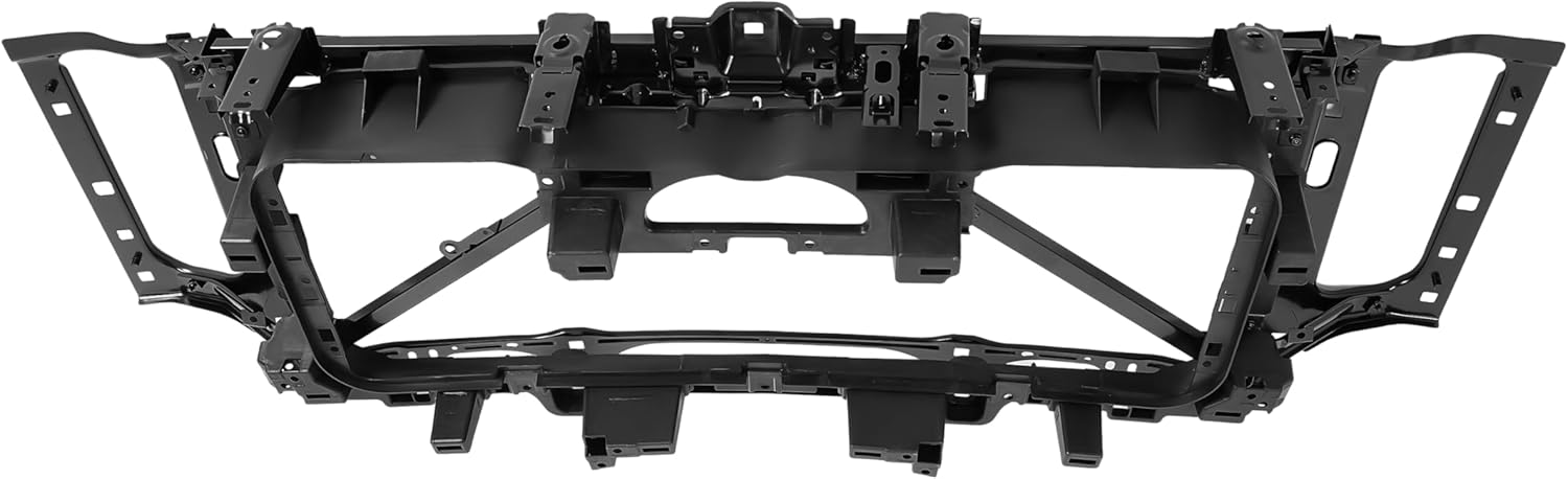 ALMULOO Header Panel Assmebly Compatible with 2014-2019 GMC Sierra 2500 3500 HD 1500 Limited Replacement for GM1220173 84265518 Electrophoresis Steel Black