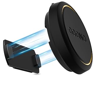 SUPMEGA Soporte magnético para coche OOONO CO-Driver NO2, soporte de metal resistente con imanes integrados, compatible con detector de flash OOONO NO2