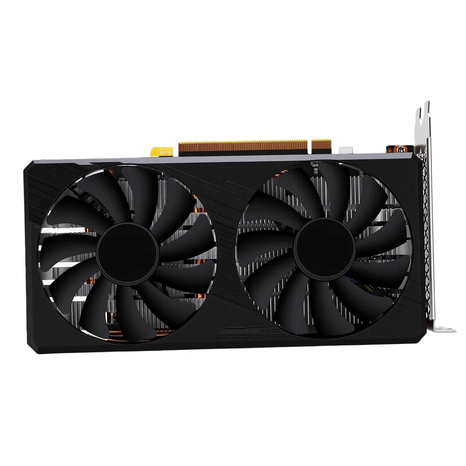 XUMIUZIY Karta Graficzna, 192-bitowa Karta Graficzna PCI Express 3.0 X16 6 GB GDDR5 do Gier z Podwójnym Wentylatorem 1xinterfejs Multimedialny Wysokiej Rozdzielczości 2xDisplayPort