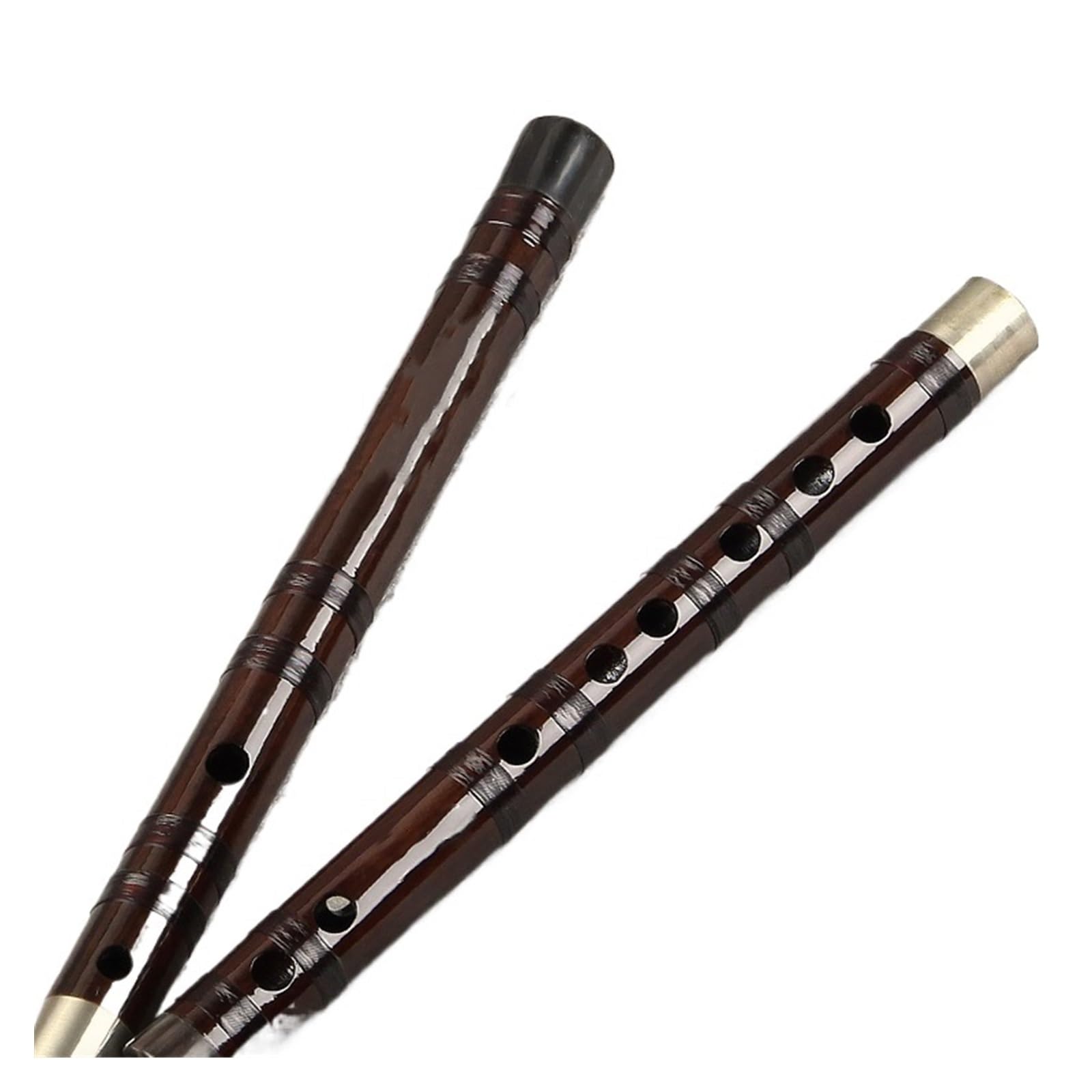 Raffiniertes Professionelles Instrument Aus Sandelholz Mit Doppeltem Gelenk Und Weißer Kupfer Bambusflöte Professionelle Bambusflöte Traditionelles Instrume