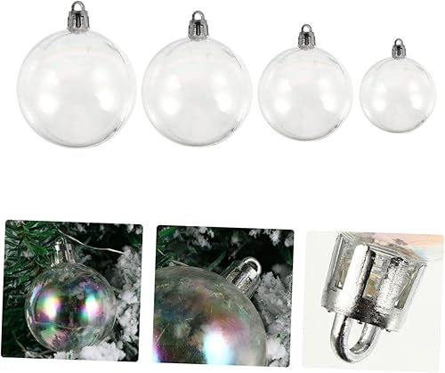 Miniatura 6 de DECHOUS 36 bolas de Navidad, decoraciones de boda, decoraciones de Halloween, decoraciones de Navidad, adornos transparentes para manualidades,
