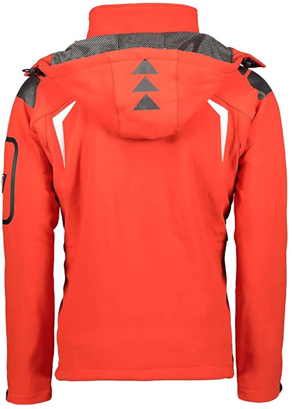Geographical Norway Giacca softshell da uomo, impermeabile, antivento, traspirante, con cappuccio