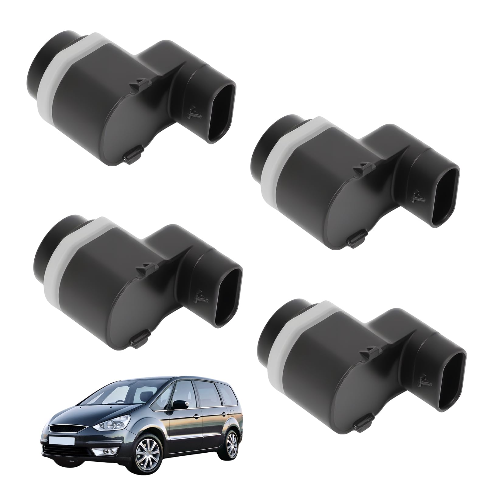 4X Parksensoren vorne und hinten PDC AH42-15K859-AA für Galaxy WA6 2009-2015, Mondeo IV BA7 2010-2012, S-Max WA6 2009-2014