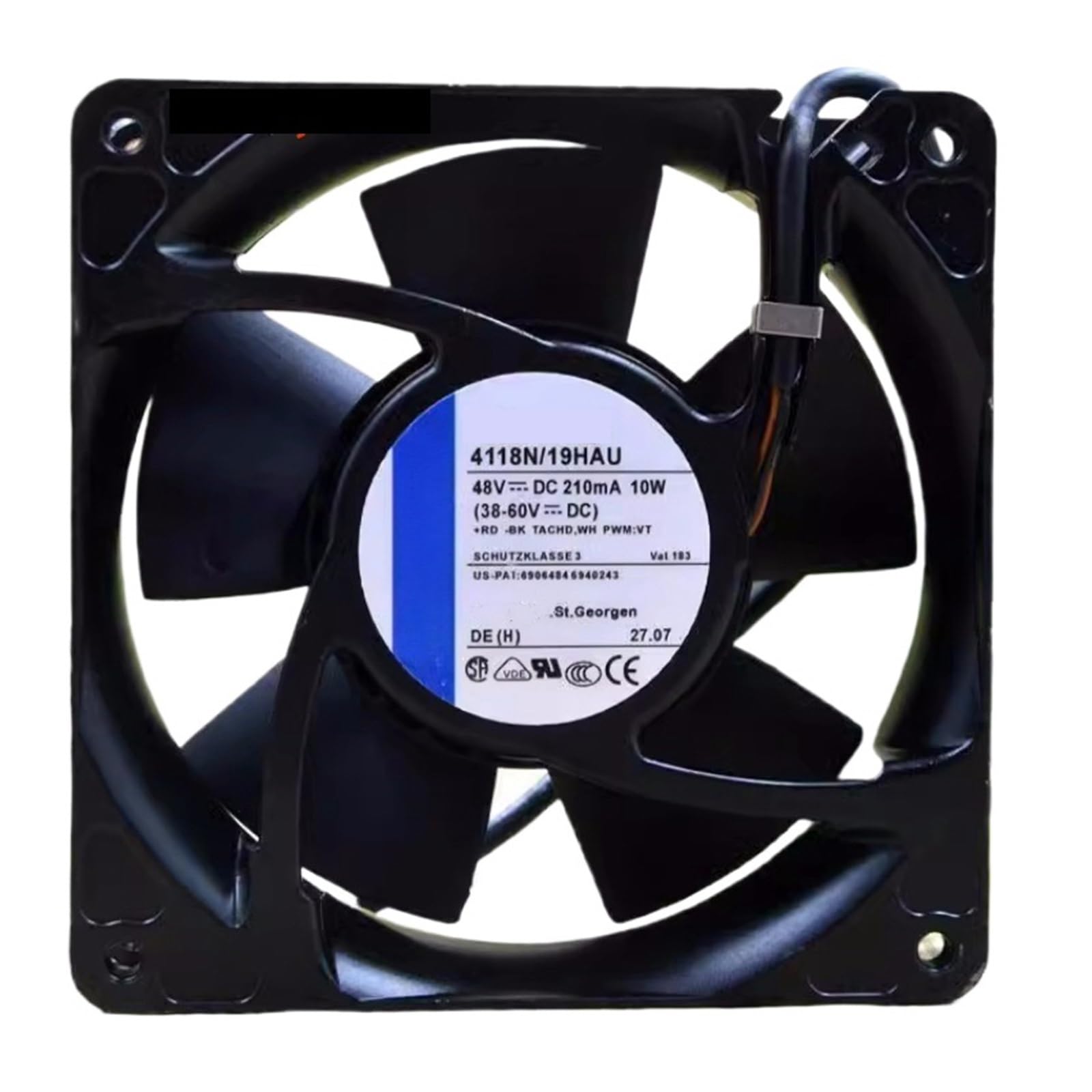 SJJBVPYX 4118N/19HAU fan 48VDC 210mA 10W Waterproof cooling fan