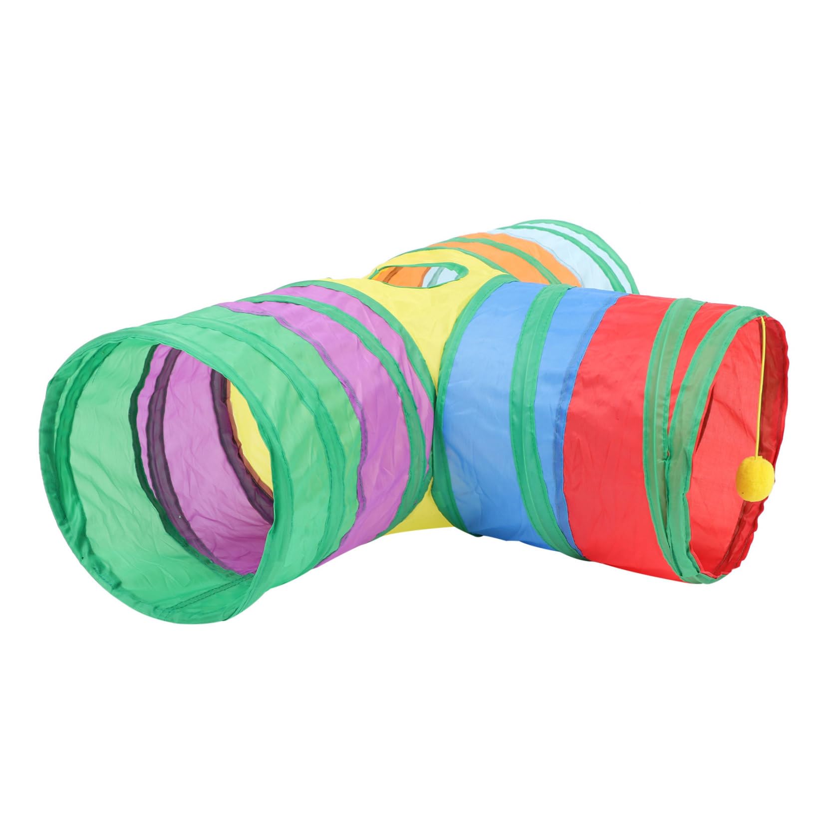 Juguete para gatos con canales estructura plegable y resistente 1