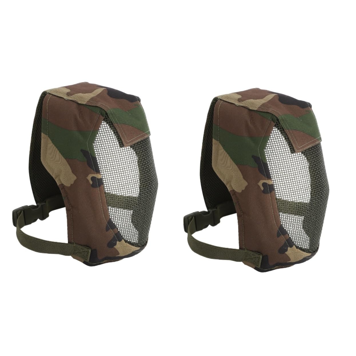 SUPVOX 2pezzi Maschera Protettiva Fencing Full Face Rete Design Resistente Urti e Alta Visibilità Per Allenamenti e Competizioni All