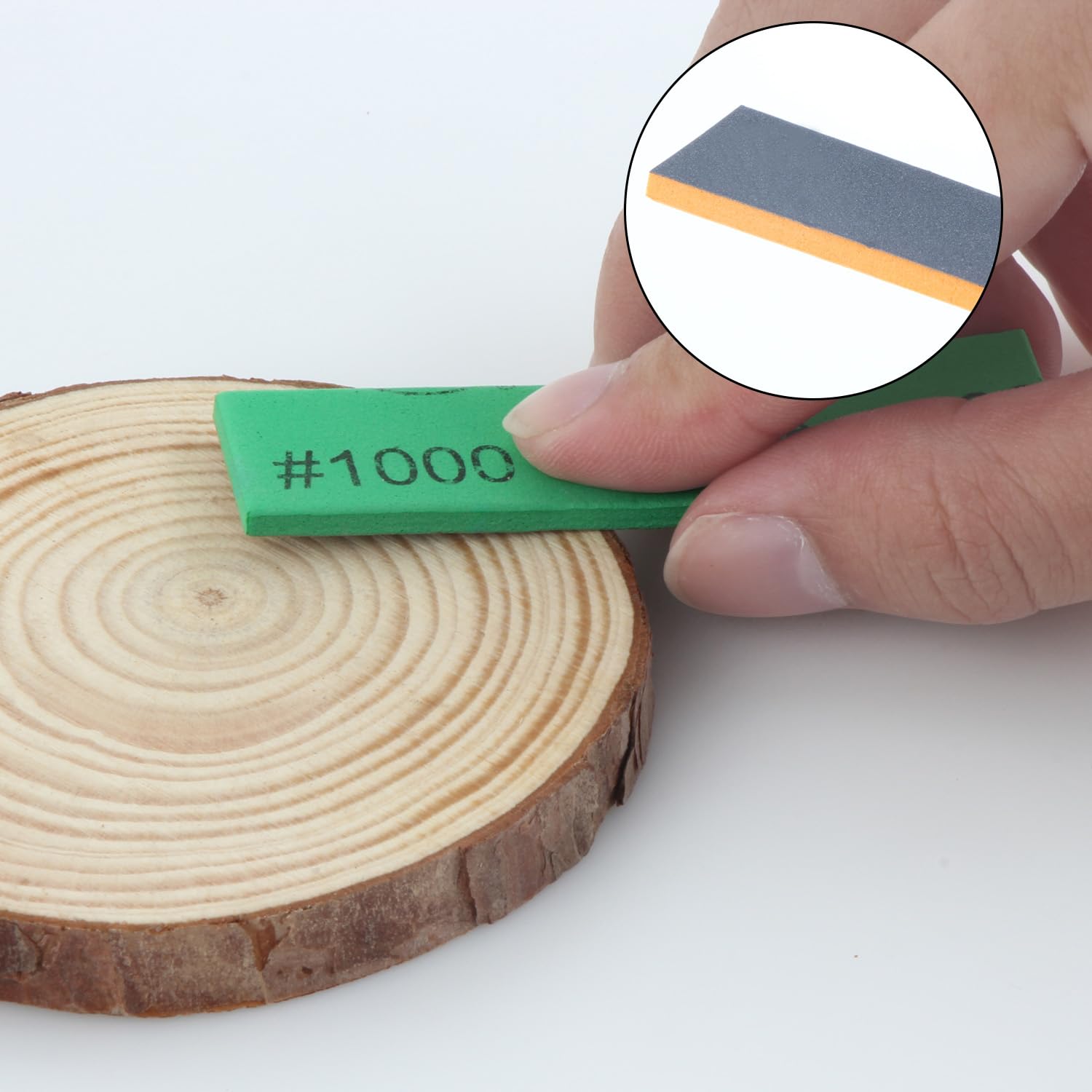 Set di spugne abrasive Yuenton 15 pezzi, carta vetrata 800-2000 grana per uso a umido e a secco, spugna flessibile per legno, plastica, stampi 3D, fai da te, modellismo