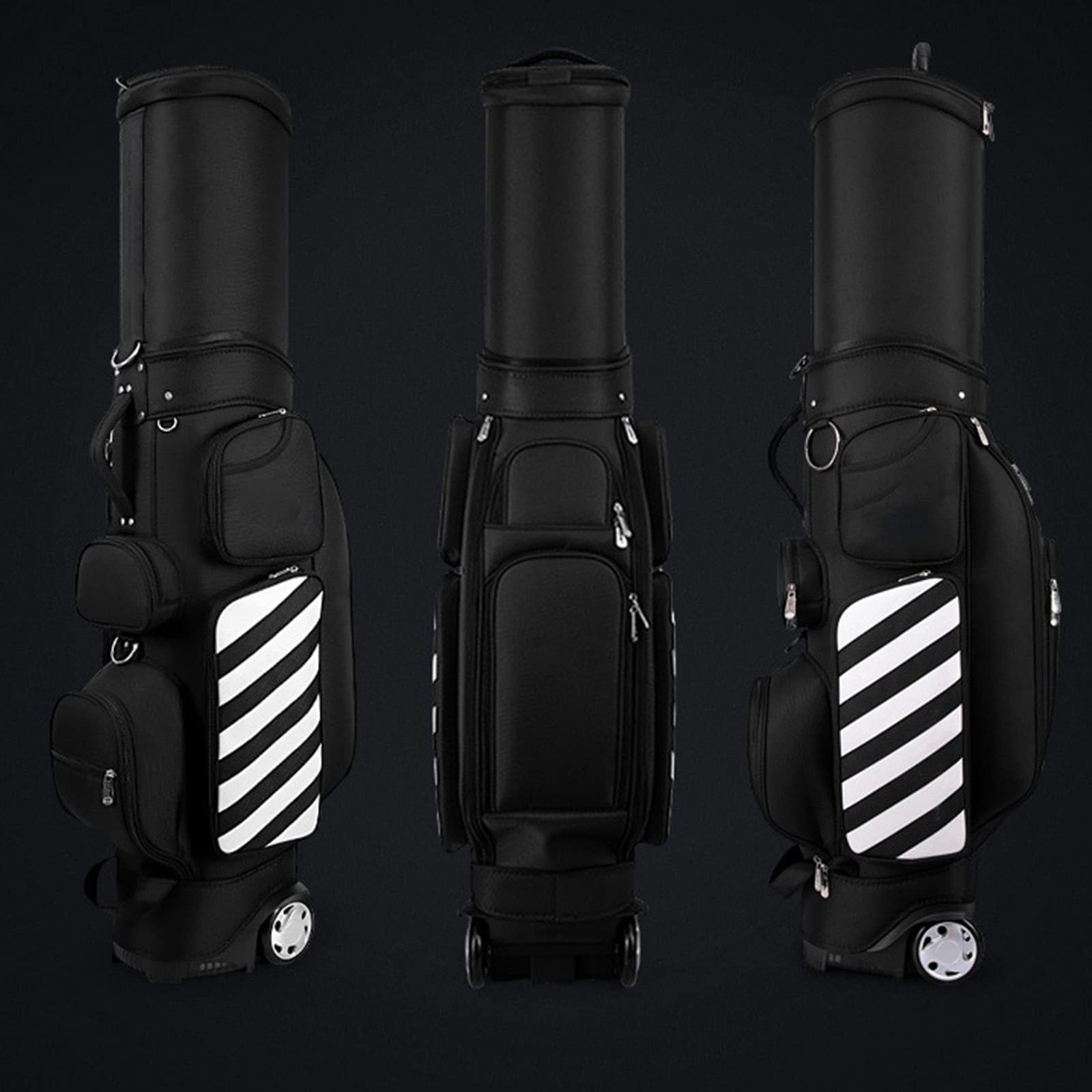 Juego Completo de Palos de Golf para Hombre, Juego Completo para Principiantes, Bolsa estándar para Pelotas de Golf, Palo de Golf para Zurdos, Varilla de Carbono, Paquete de 12 con