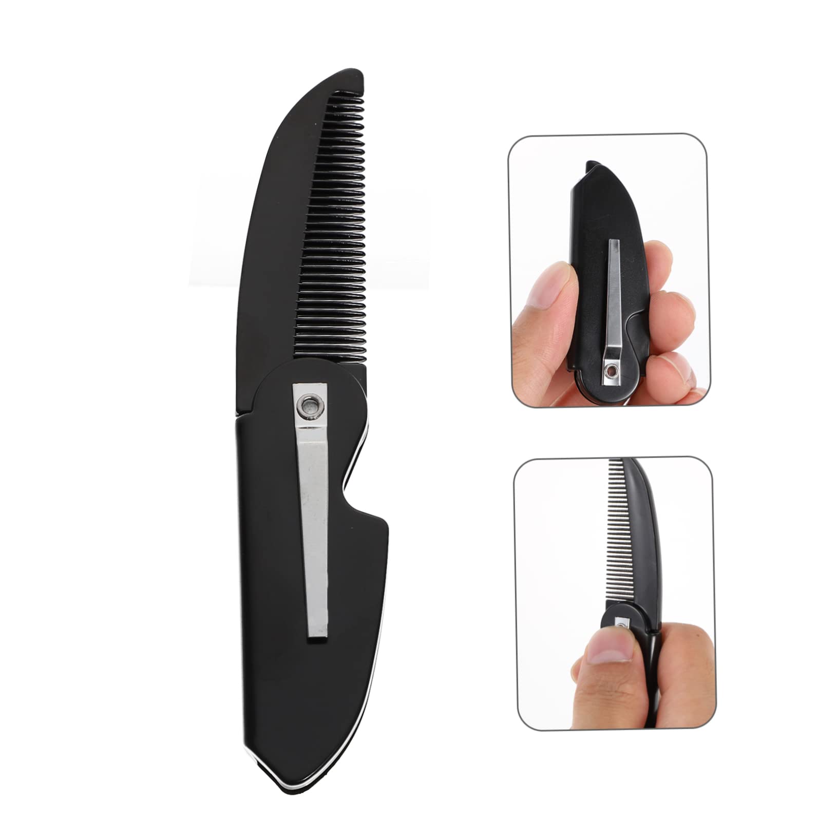 MAGICLULU Kit Per La Di Barba E Baffi 4 Pezzi Set Di Pettini Spazzola Pettini Pieghevoli in Plastica Accessorio Per Da Uomo Delicato Sulla Pelle Per Uso Quotidiano in Viaggio 4 Pezzi*4