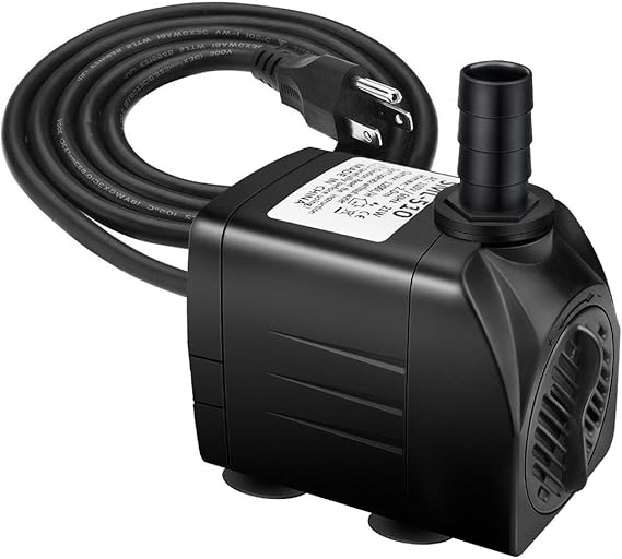 Jhua Water Fountain Pump 300GPH (1100L/H, 21W) Submersible
