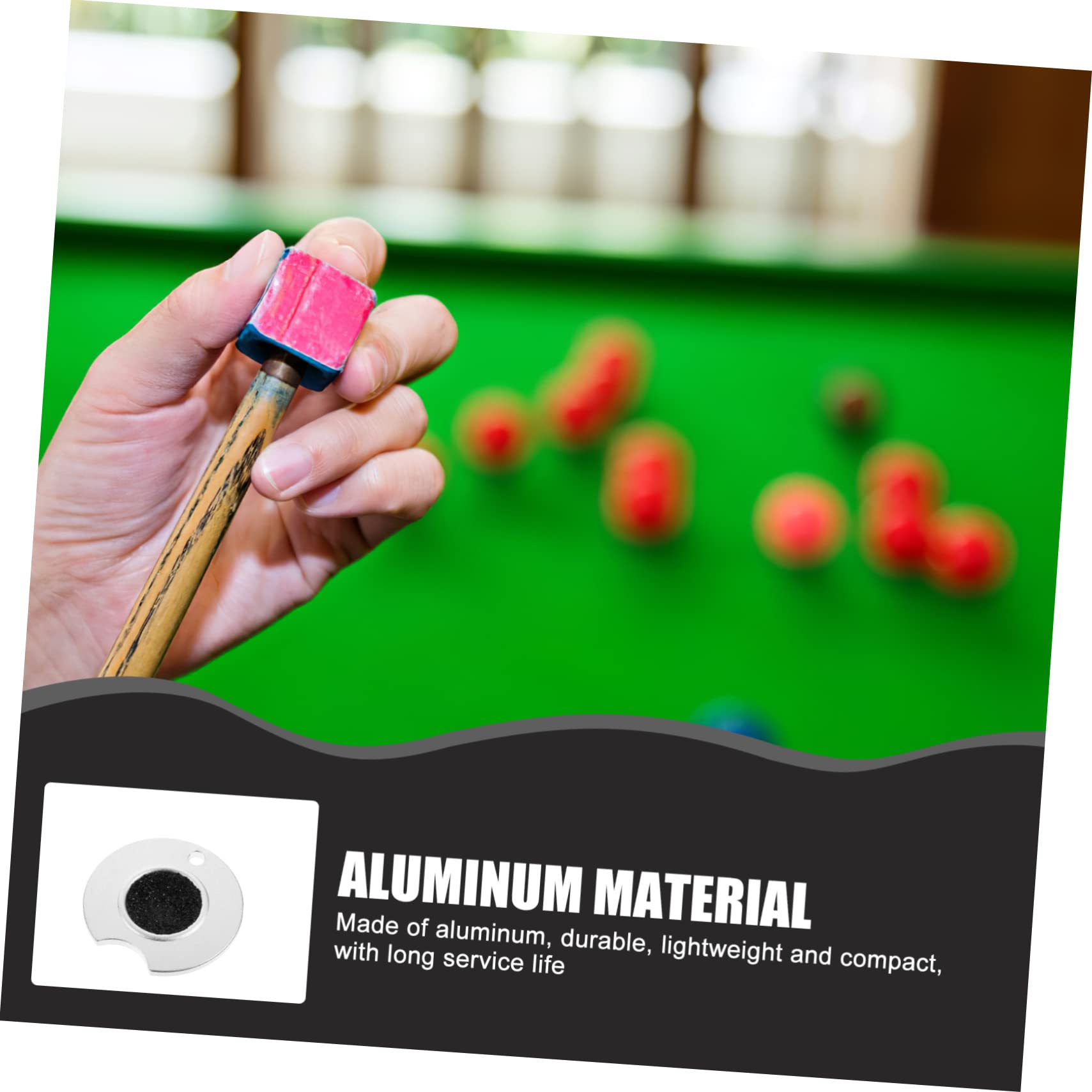 Pool Cue Tip Shaper & Scuffer - Billiard Accessories Tool For Square