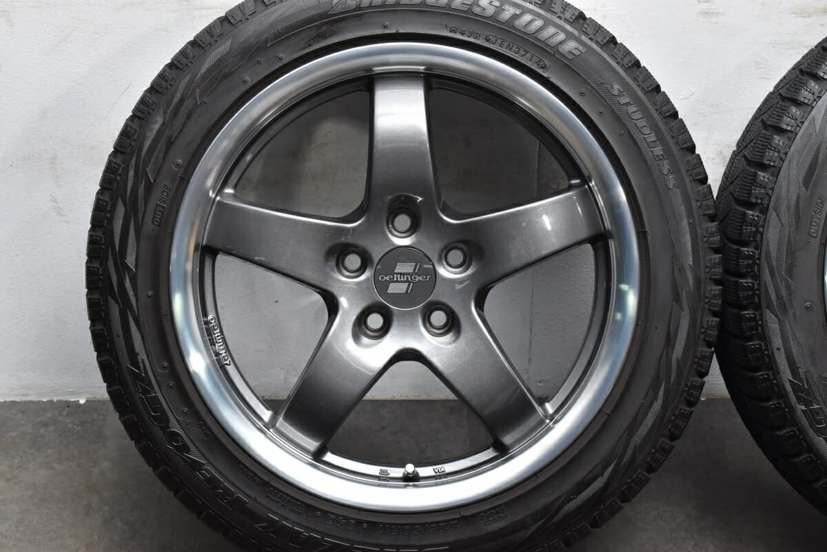 Amazon | 中古 スタッドレスタイヤホイール 4本セット 17インチ 7.5J + 