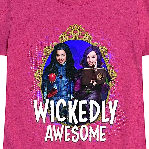 Disney - Descendants - Wickedly Awesome - Toddler and Youth Girls Short Sleeve Graphic T-Shirt3