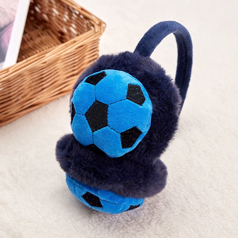 Patrillo De Fútbol De Orejas para Niños Cálmes Calientes De Lujos De Lujo Diseño De Fútbol Azadas De Altura