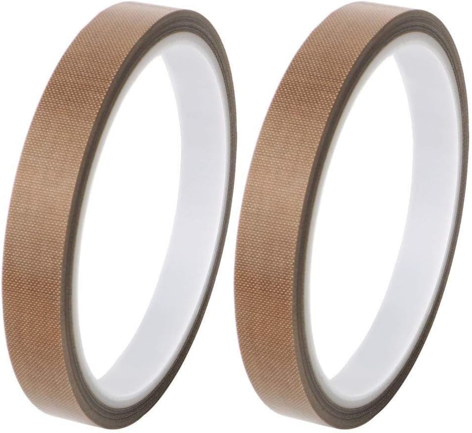 Cinta de PTFE/cinta de teflón, 1 unidad de cinta de sellado de alta temperatura, resistente al calor, aislamiento de fuego de teflón de alta temperatura, cinta eléctrica de 300 grados, 13 mm x