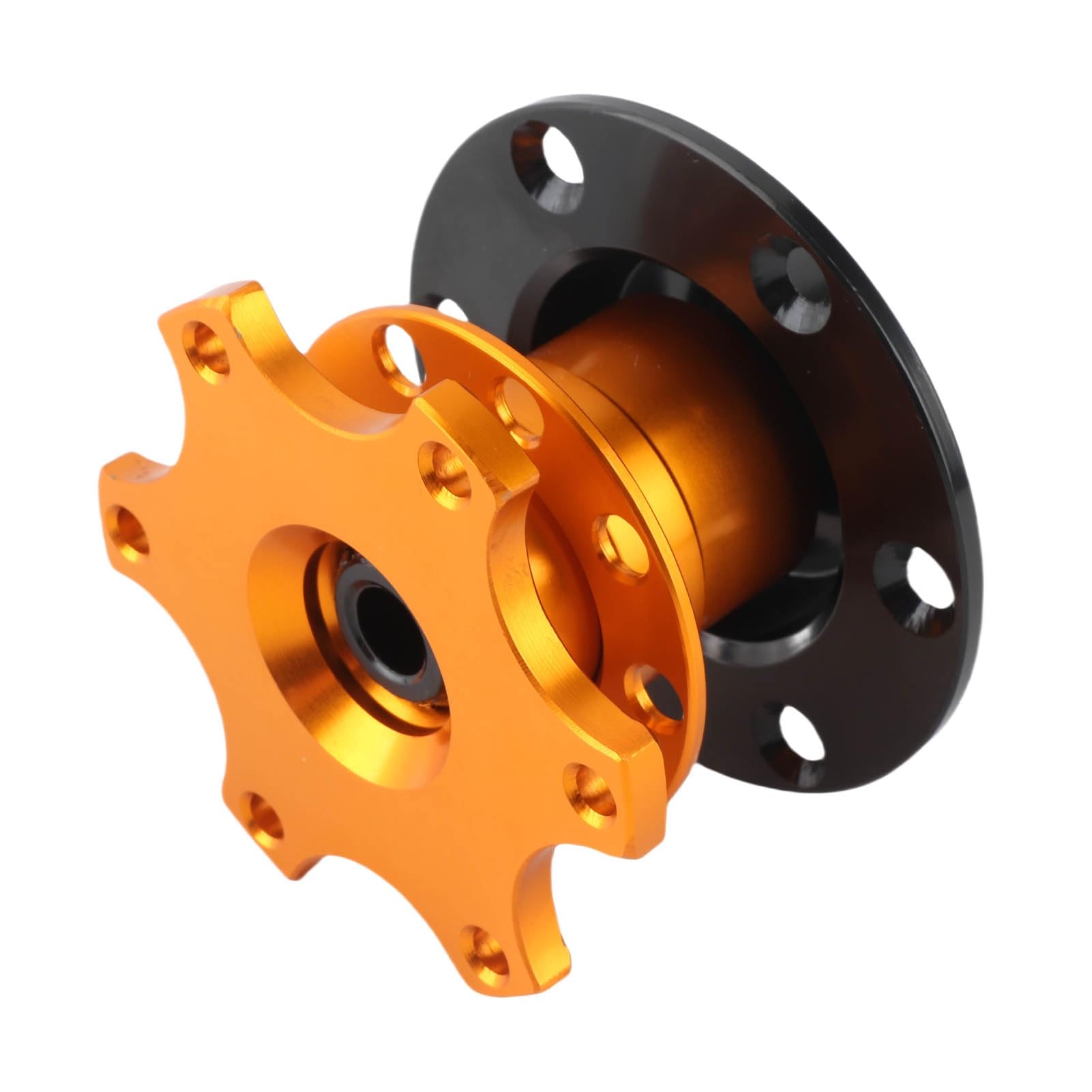 Generic Kit Adattatore Universale per Volante da a Sgancio Rapido, Sgancio Rapido per la Maggior Parte dei Volanti, Robusto e Resistente Ai Graffi per gli Appassionati di Auto