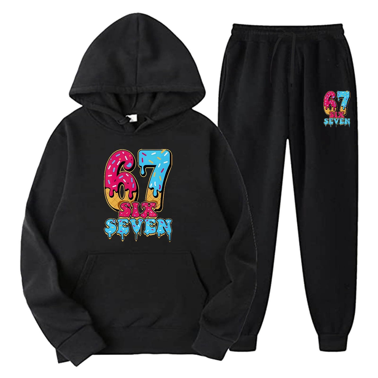Jogginganzug Kinder Jungen Trainingsanzug Teenager Hoodie Mädchen Kapuzenpullover Unisex Jogginghose Set Hausanzug Teenager Jogginganzug Sport Kleidung Geschenk Sport Anzug Jungen Trainingsanzug
