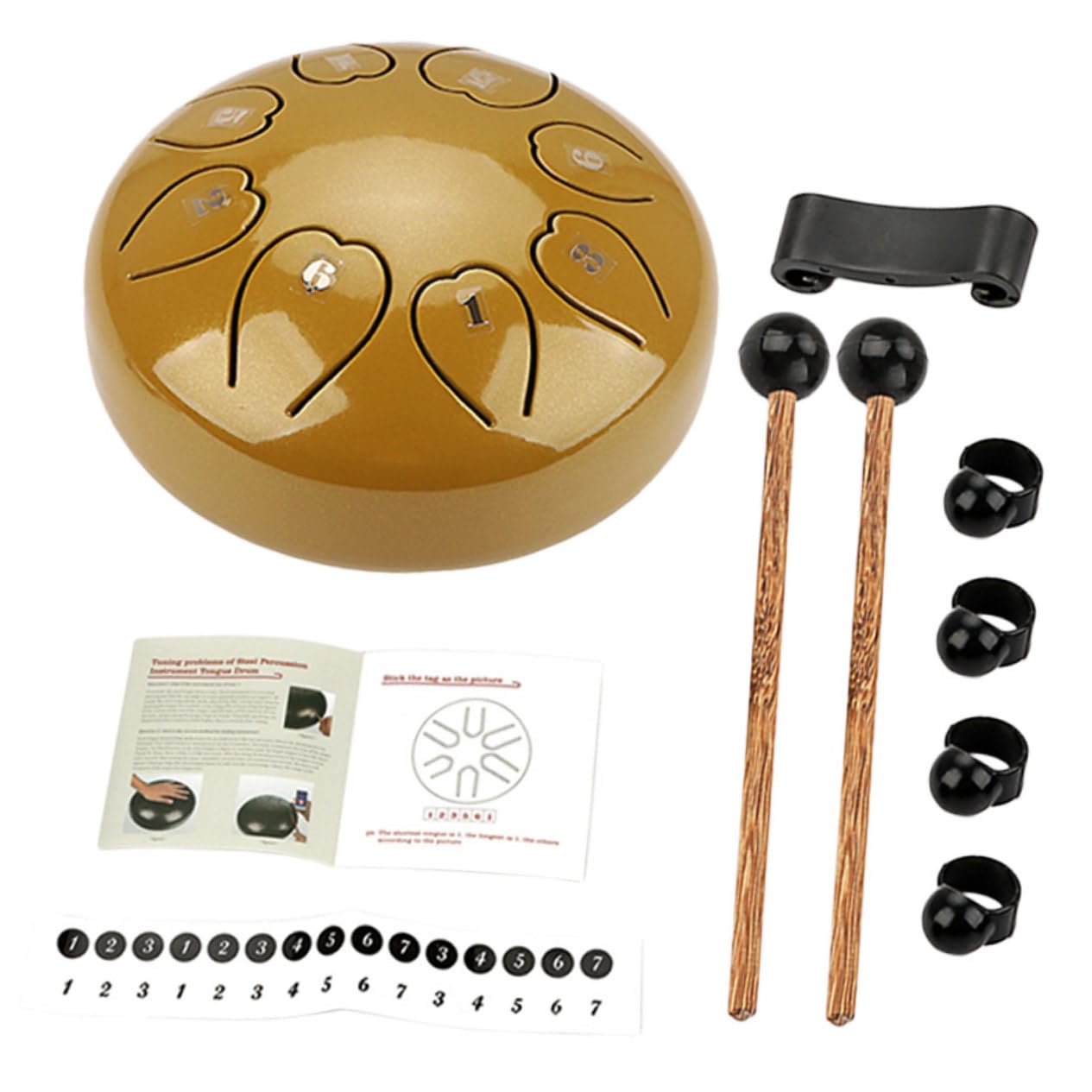 Tamburo A Lingua Strumento A Percussione Tamburo A Mano Portatile Per Esibizione Principianti Amanti Della Musica Divertimento Illuminazione Musicale Coltivare Alfabetizzazione