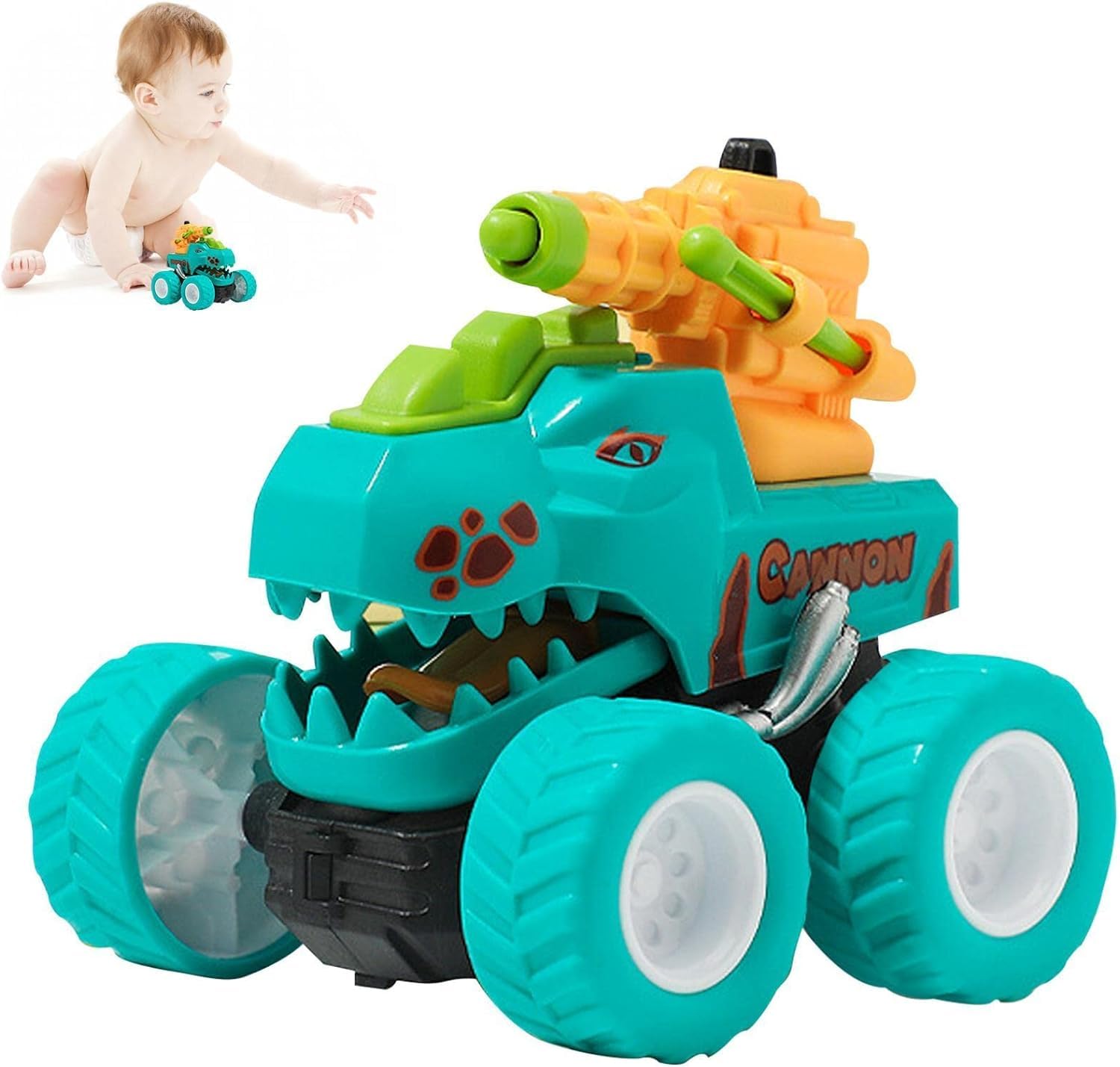 See full amazon price history chart for MONKEYTAIL Dinosaur Car Monster Truck with Gun Tower | Monster Truck with 360-Degree Rotating Feature | Friction-Driven Monster Truck Toy for Boys & Girls MONKEYTAIL Dinosaur Car Monster Truck with Gun Tower | Monster Truck with 360-Degree Rotating Feature | Friction-Driven Monster Truck Toy for Boys & Girls (B0D31T4Z8V) Amazon Price History, Amazon Price Tracker