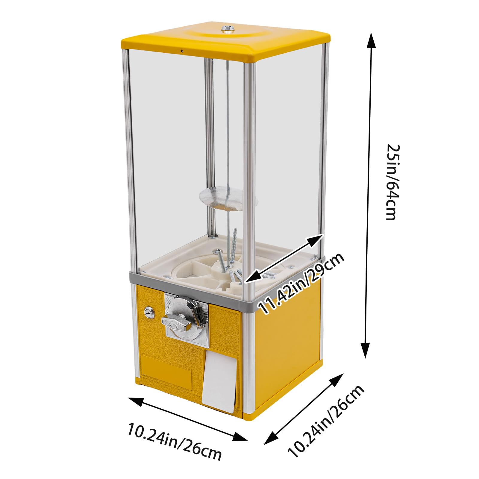 Vending Machine,Big Capsule Vending Machine Commercial Vending Machine, Candy Vending Machine Gumball Dispenser Machine for Retail Stores Game Halls (Style 3)
