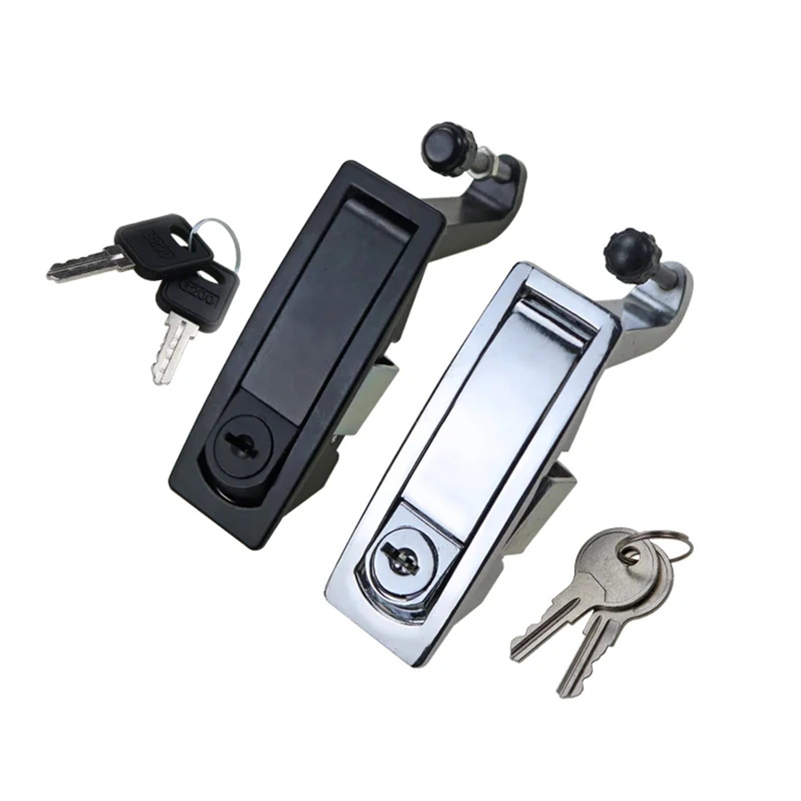 Serrure plate pour boîtier électrique et porte d'armoire industrielle en zinc